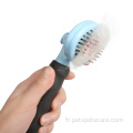 Brosse à poils pour animaux brosses lisses avec des perles collantes